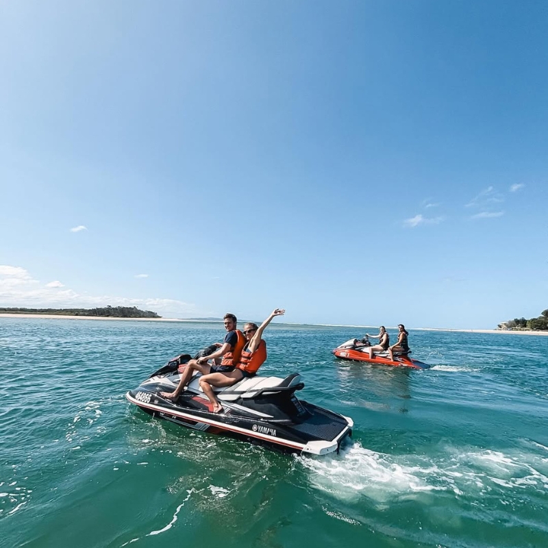 jet skis on noosa river