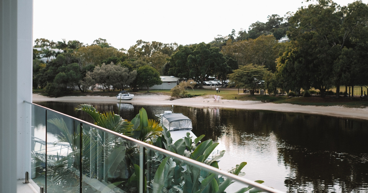 noosa waterfront home